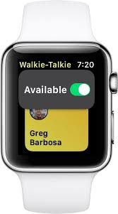 walkie talkie iPhone watch