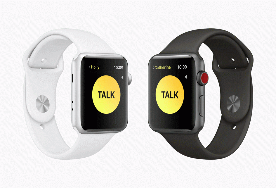 walkie talkie on iphone watch