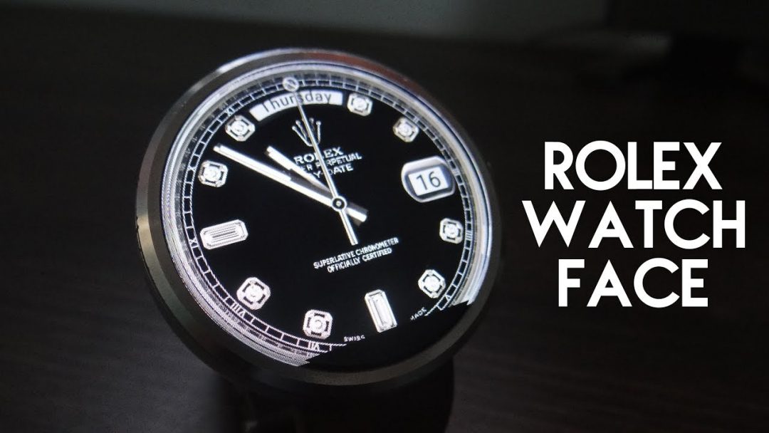 Rolex watch face for android wear