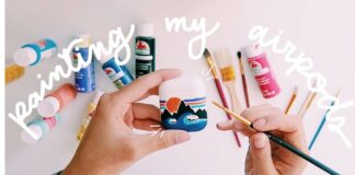 how to paint airpods